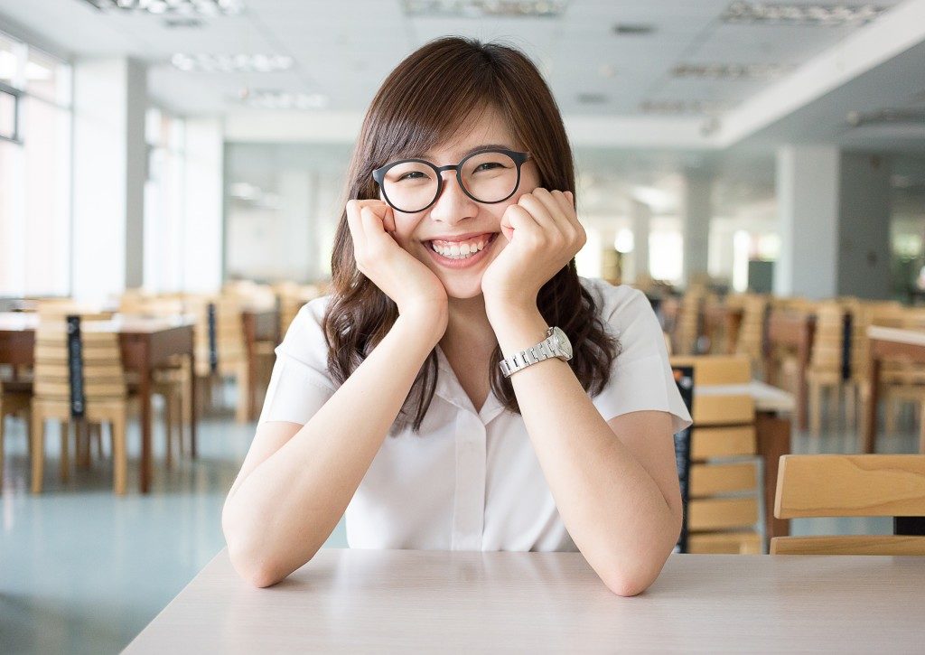 smiling young woman 