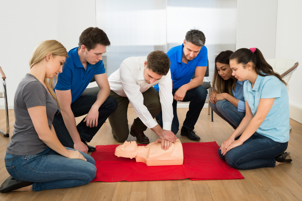 first aid training class